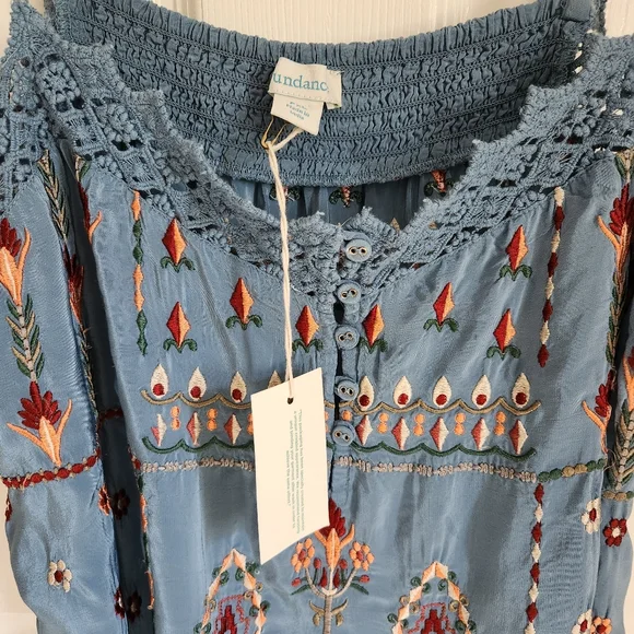 NWT Sundance Serenity Forever Embroidered Tank - Picture 10 of 11